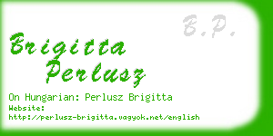 brigitta perlusz business card